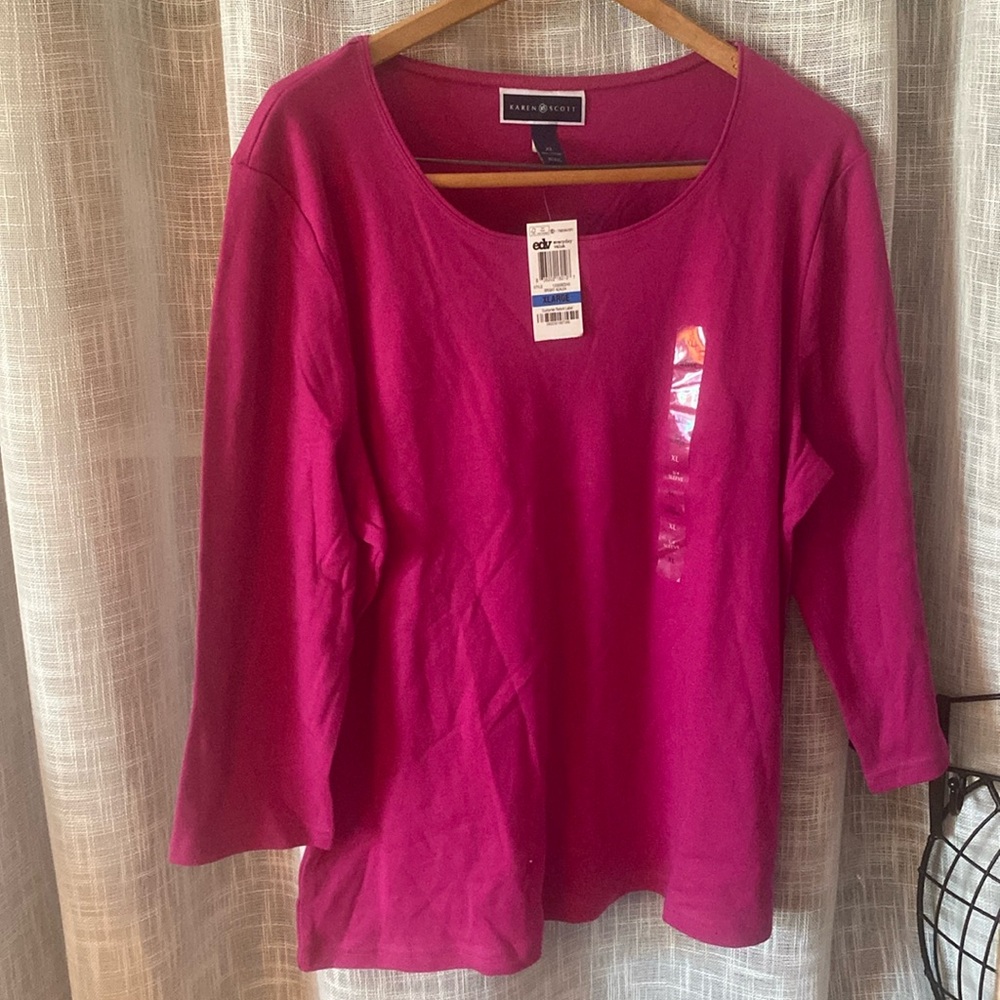 Karen Scott Shirt NWT